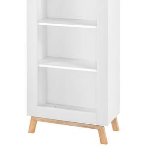 Standregal Miami White Weiß - Holzwerkstoff - 68 x 165 x 37 cm