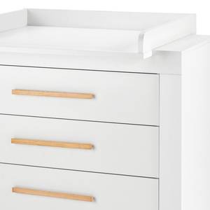 Verschoningscommode Miami White Wit - Plaatmateriaal - 109 x 101 x 53 cm