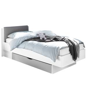 Bedframe Yoris Wit - Plaatmateriaal - 102 x 80 x 213 cm