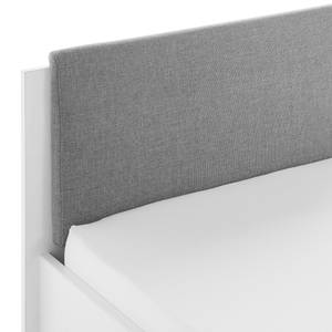 Struttura letto Yoris Bianco - Materiale a base lignea - 102 x 80 x 213 cm