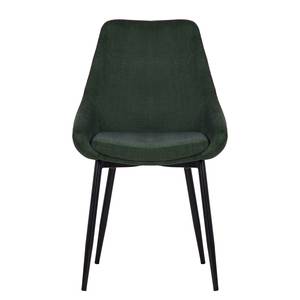 Chaises capitonnées Beebe (lot de 2) Vert foncé