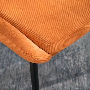 Chaises capitonnées Beebe (lot de 2) Orange