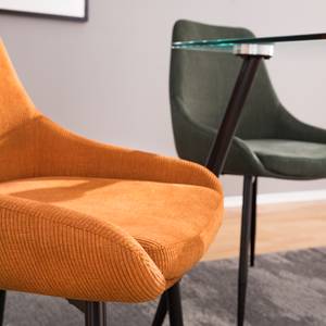 Gestoffeerde stoelen Beebe (set van 2) Oranje