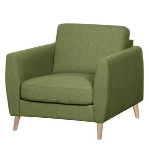 Fauteuil Kustavi Tissu structuré - Vert olive