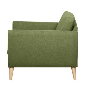 Fauteuil Kustavi structuurstof - Olijfgroen