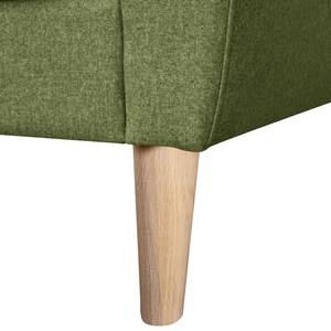 Fauteuil Kustavi Tissu structuré - Vert olive