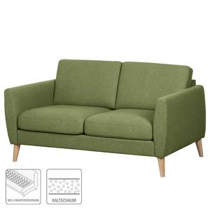 Sofa Kustavi (2 -Sitzer) Strukturstoff - Olivgrün