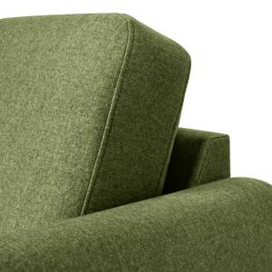 Sofa Kustavi (2,5-Sitzer) Strukturstoff - Olivgrün