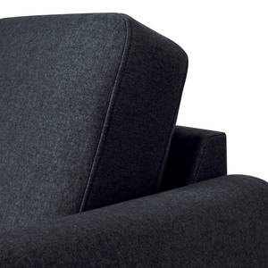 Ecksofa Kustavi Strukturstoff - Dunkelblau - Breite: 270 cm