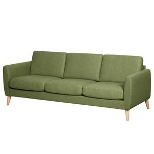 Sofa Kustavi (3-Sitzer) Strukturstoff - Olivgrün