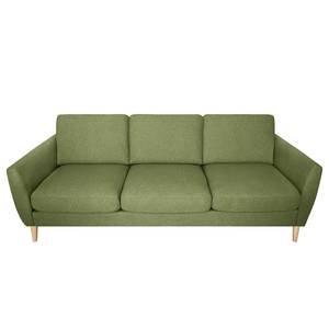 Sofa Kustavi (3-Sitzer) Strukturstoff - Olivgrün