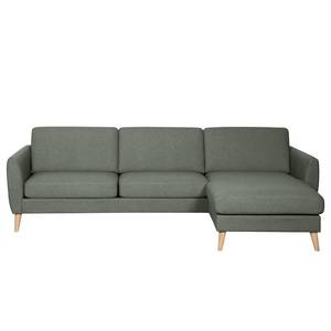 Ecksofa Kustavi Strukturstoff - Grau - Breite: 270 cm