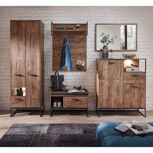 Armoire Meevo Avec éclairage - Imitation chêne rustique