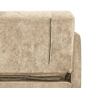 Canapé convertible Daru Velours - Velours Niks: Beige