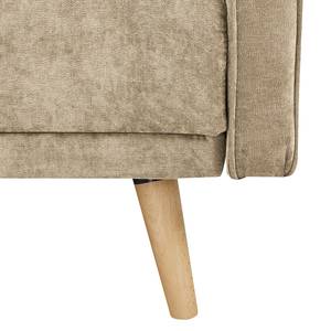 Slaapbank Daru fluweel - Velours Niks: Beige