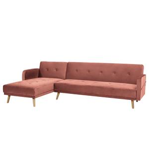 Ecksofa Daru III Samt - Mauve