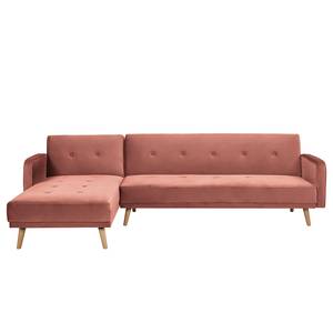 Ecksofa Daru III Samt - Mauve