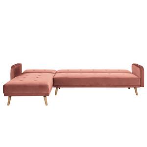 Ecksofa Daru III Samt - Mauve