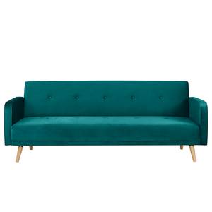 Canapé convertible Daru IV Velours - Turquoise