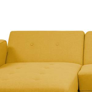 Canapé d’angle Daru I Tissu - Jaune moutarde