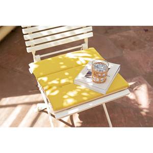 Galette de chaise Capri II Polyacrylique - Jaune moutarde
