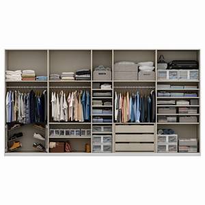 Drehtürenschrank SKØP XVIII 405 x 236 cm - Premium - Grau