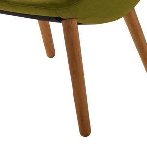 Fauteuil Ullava II vlakweefsel - Olijfgeel