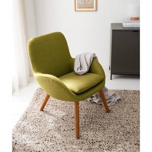 Fauteuil Ullava II vlakweefsel - Olijfgeel