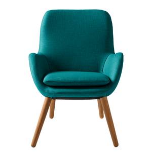 Fauteuil Ullava II vlakweefsel - Petrolblauw