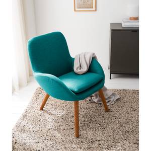 Fauteuil Ullava II Bleu pétrole