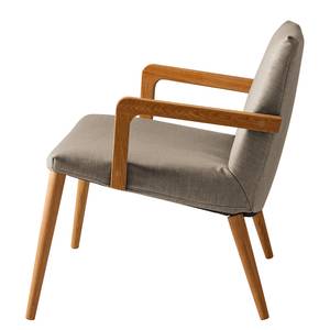 Fauteuil Sonka II vlakweefsel - Beige - Met armleuningen