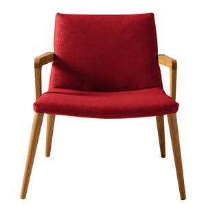 Fauteuil Sonka II vlakweefsel - Rood - Met armleuningen