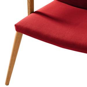 Fauteuil Sonka II vlakweefsel - Rood - Met armleuningen