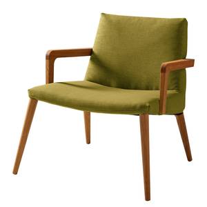 Fauteuil Sonka II Jaune olive - Avec accoudoirs