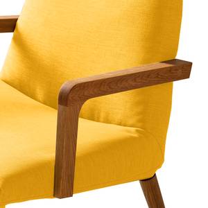 Fauteuil Sonka II Jaune solaire - Avec accoudoirs