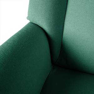 Relaxfauteuil Salla katoen - incl. hocker - Katoen Runa: Turquoise