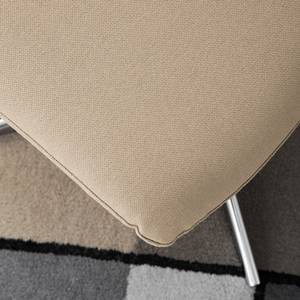 Relaxfauteuil Salla katoen - incl. hocker - Katoen Runa: Beige