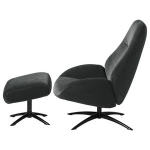 Fauteuil relax Rasti velours