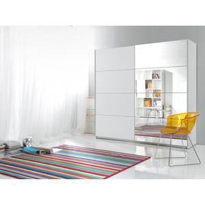 Armoire à portes coulissantes Salton Blanc mat - Largeur : 200 cm