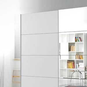 Armoire à portes coulissantes Salton Blanc mat - Largeur : 200 cm