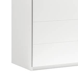 Schwebetürenschrank Rockton Weiß / Eiche Grandson Dekor - Breite: 220 cm