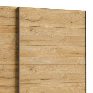 Armoire à portes coulissantes Rockton Imitation chêne Grandson - Largeur : 200 cm