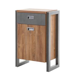 Kast Marton III Stirling eikenhouten look/antracietkleurig