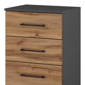 Commode Butte I Gris - Bois manufacturé - 47 x 92 x 44 cm