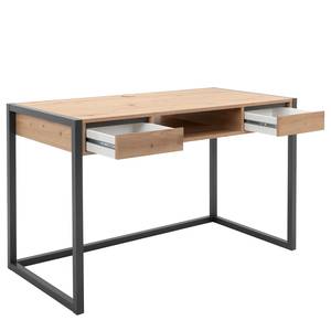 Bureau Denville Artisan eikenhouten look/antracietkleurig