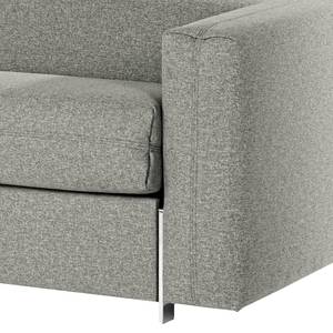 Canapé convertible Wissant I Aspect cuir vieilli - Gris