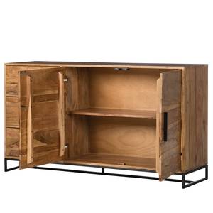 Sideboard Woodson II Akazie massiv / Metall - Akazie Hellbraun