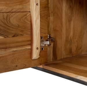 Dressoir Woodson II massief acaciahout/metaal - Acaciahouten Lichtbruin