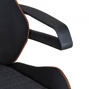 Chaise gamer Vance Tissu / Tissage à plat - Noir / Orange