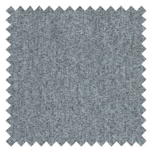 Divano angolare COSO Classic+ Penisola Tessuto Inze: grigio bluastro - Larghezza: 245 cm - Penisola preimpostata a sinistra - Nessuna funzione - Cromo lucido